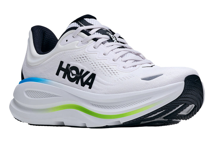 Hoka Bondi 9 2E Frost/Black Mens #color_white-multi