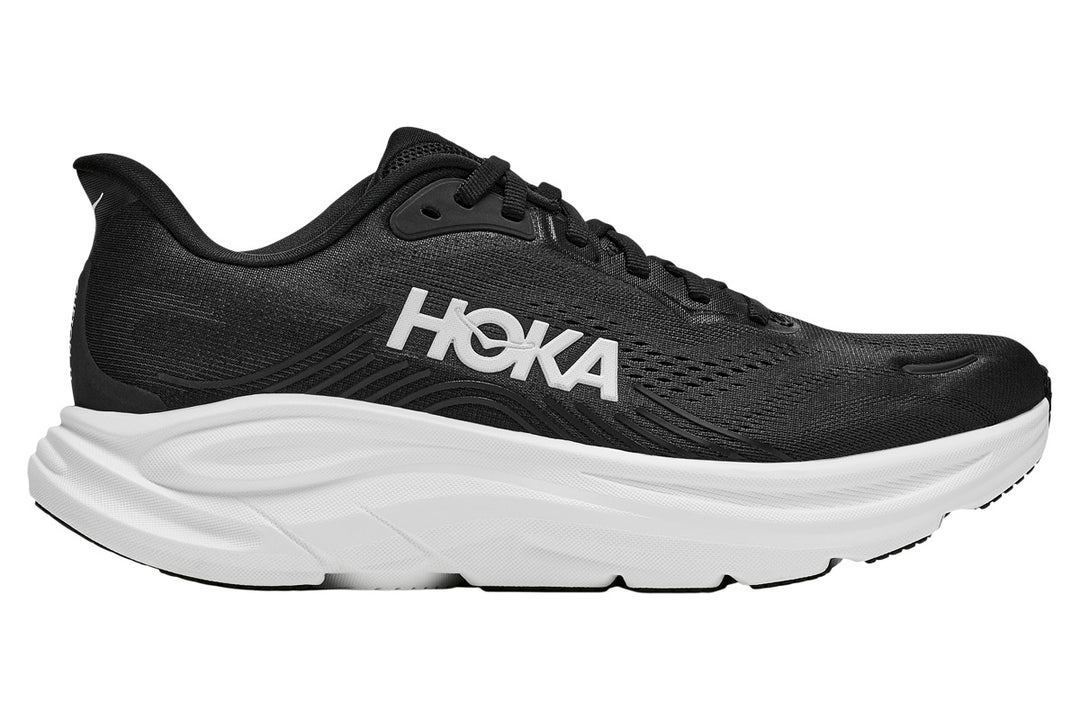 Hoka Clifton 11 D Black/White Mens #color_black