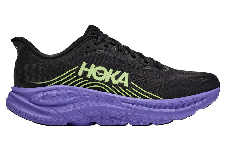 Hoka Clifton 11 D Black/Neon Yuzu Mens #color_black-multi-purples
