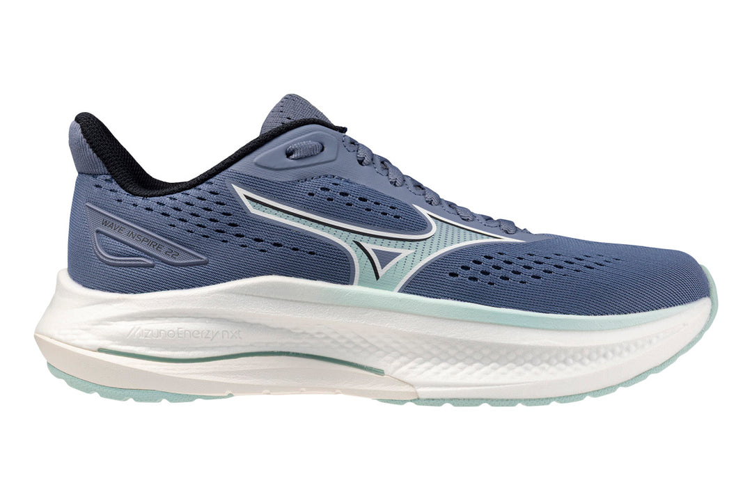 Mizuno Wave Inspire 22 D Wild Wind/Icy Morn/White Womens #color_blue-multi