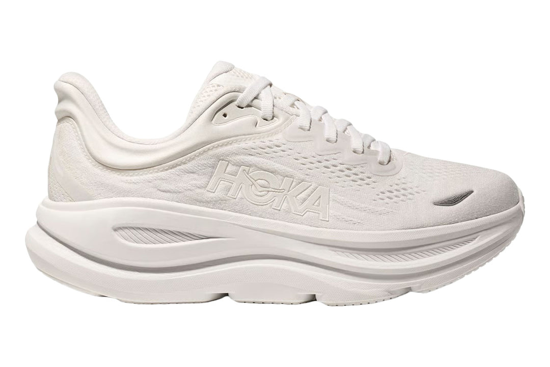 Hoka Bondi 9 B White/White Womens #color_white