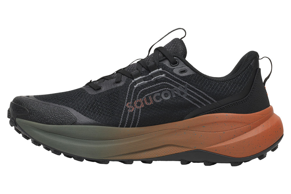 Saucony Xodus Ultra 4 D Black/Rust Mens #color_black-multi