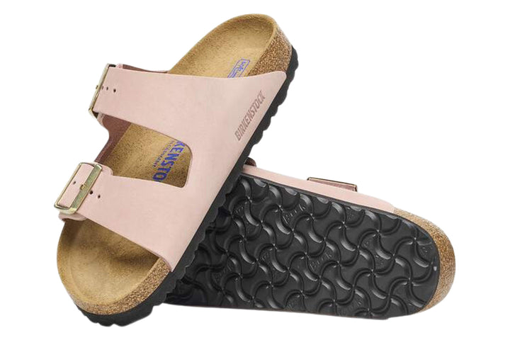 Birkenstock Arizona R Soft Footbed Soft Pink Nubuck Leather Womens #color_pink-soft-pink