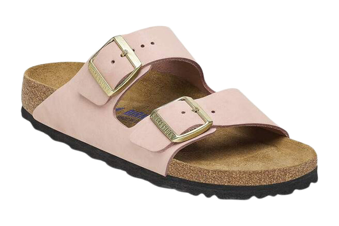 Birkenstock Arizona R Soft Footbed Soft Pink Nubuck Leather Womens #color_pink-soft-pink