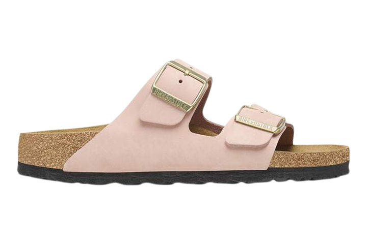 Birkenstock Arizona R Soft Footbed Soft Pink Nubuck Leather Womens #color_pink-soft-pink