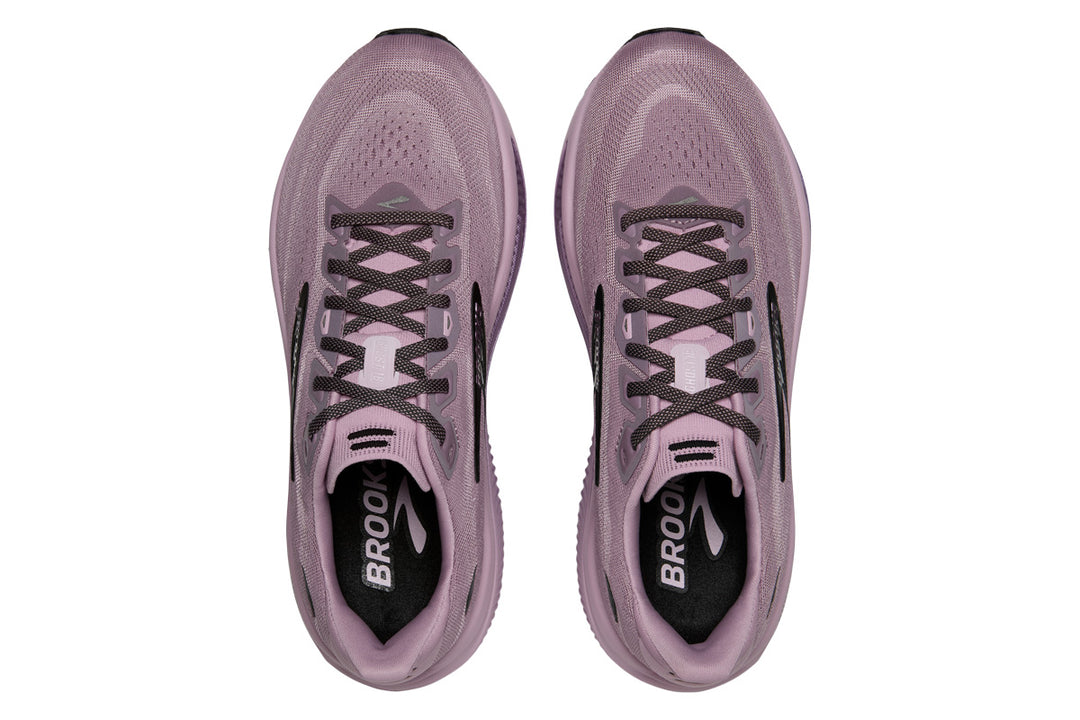 Brooks Ghost 18 B Elderberry/Black Womens #color_purple-mauve