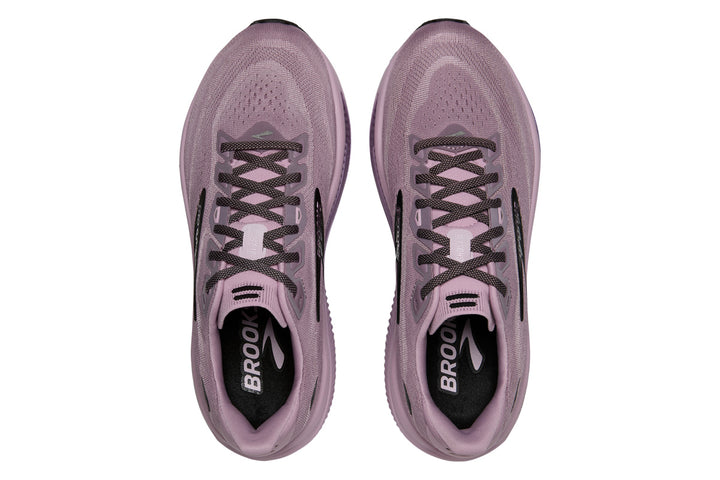 Brooks Ghost 18 B Elderberry/Black Womens #color_purple-mauve
