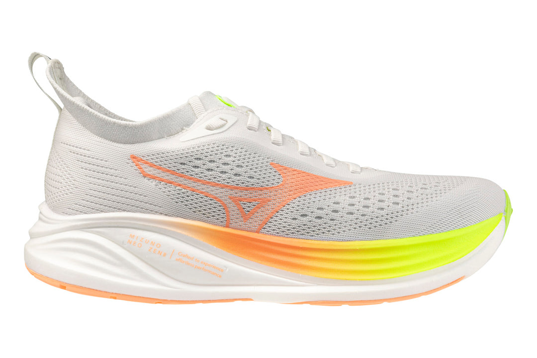 Mizuno Neo Zen 2 B White/Flamingo Coral/Lime Pulp Womens #color_grey-multi