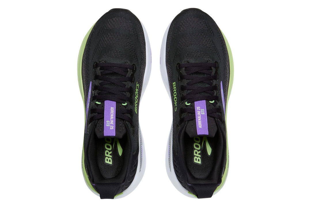 Brooks Adrenaline GTS 25 B Black/Blackened Pearl/Purple Womens #color_black-multi