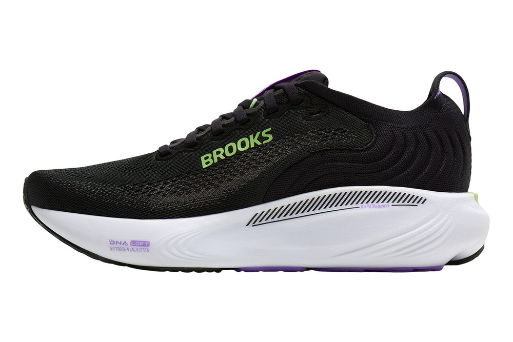 Brooks Adrenaline GTS 25 B Black/Blackened Pearl/Purple Womens #color_black-multi