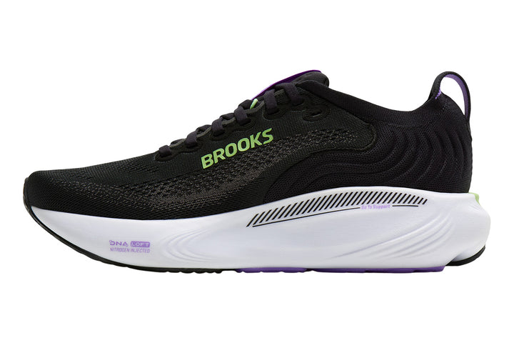 Brooks Adrenaline GTS 25 B Black/Blackened Pearl/Purple Womens #color_black-multi