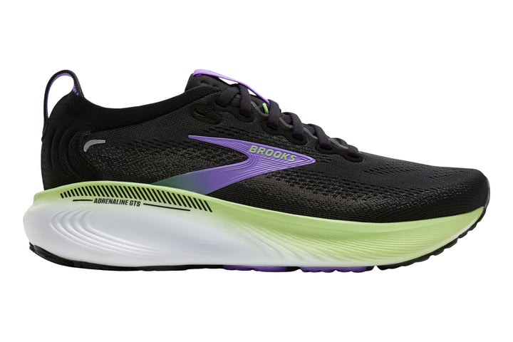 Brooks Adrenaline GTS 25 B Black/Blackened Pearl/Purple Womens #color_black-multi