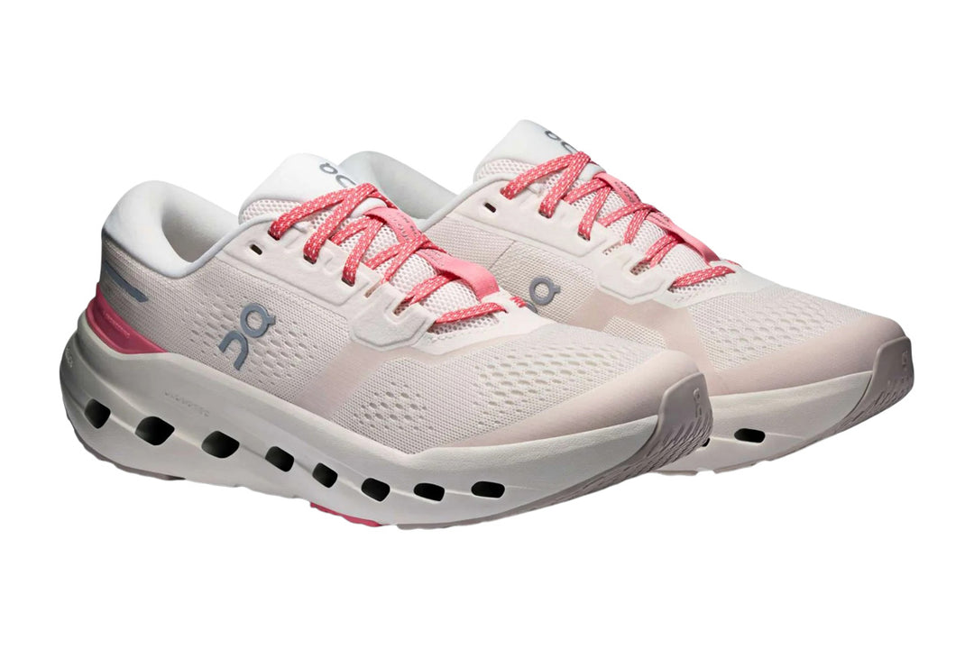 On Cloudrunner 3 B Oyster/Camellia Womens #color_white-multi-pinks