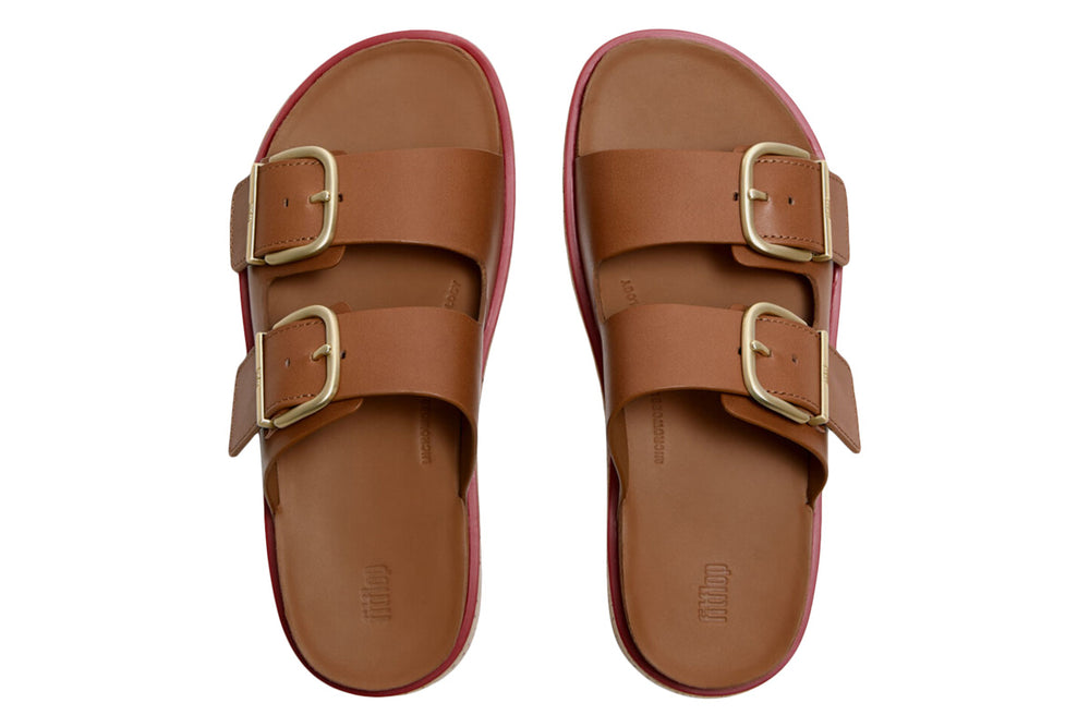 FitFlop Gen-FF Max Buckle Deep Tan Womens #color_brown-tan