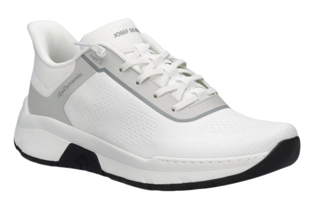 Josef Seibel Mitchell 15 White/Grey Mens #color_white