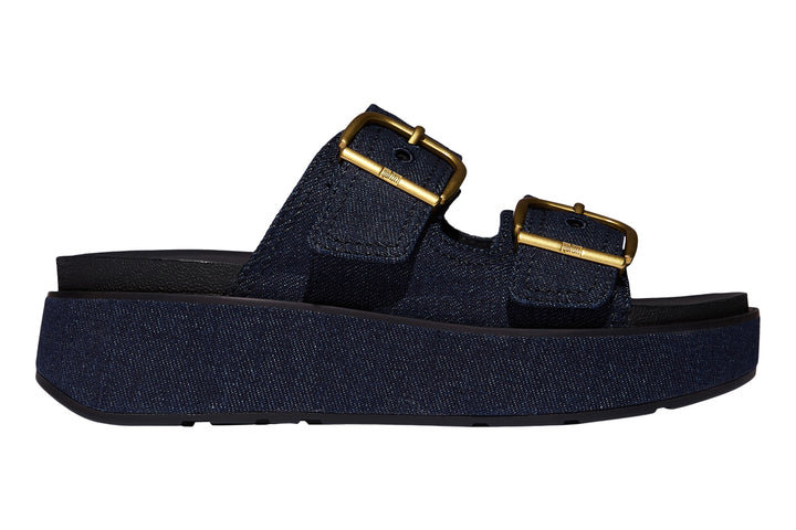FitFlop Gen-FF Max Buckle Dark Denim Womens #color_navy