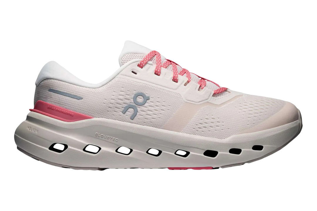 On Cloudrunner 3 B Oyster/Camellia Womens #color_white-multi-pinks