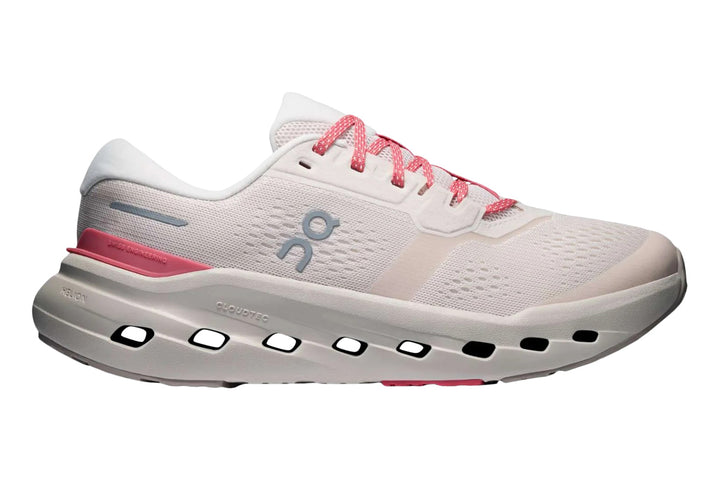 On Cloudrunner 3 B Oyster/Camellia Womens #color_white-multi-pinks