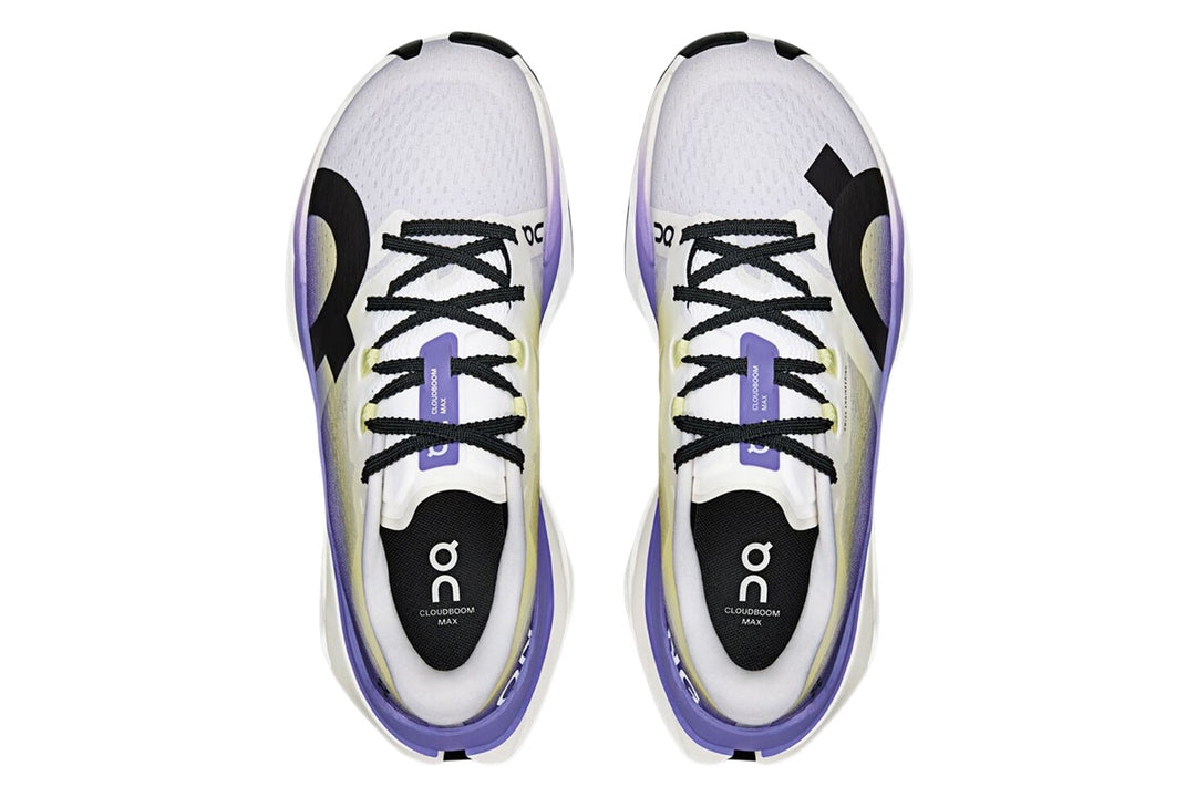 On Cloudboom Max B White/Celeste Womens #color_whilte-multi-blues-pinks