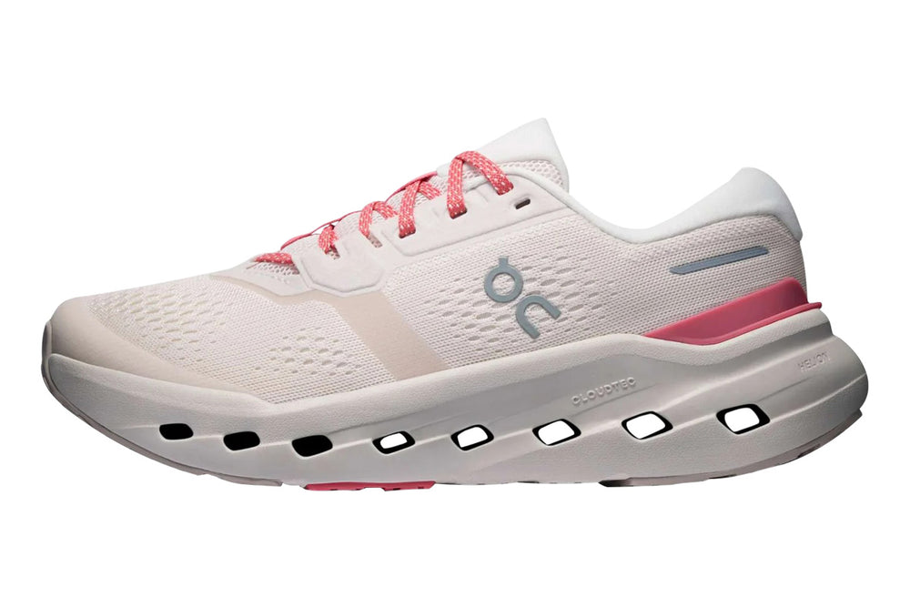 On Cloudrunner 3 B Oyster/Camellia Womens #color_white-multi-pinks