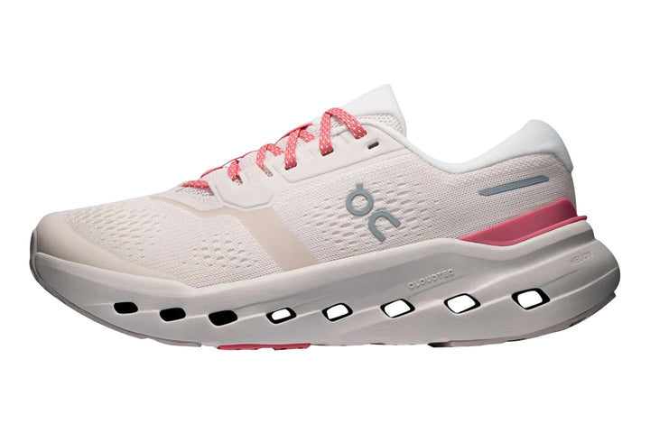 On Cloudrunner 3 B Oyster/Camellia Womens #color_white-multi-pinks