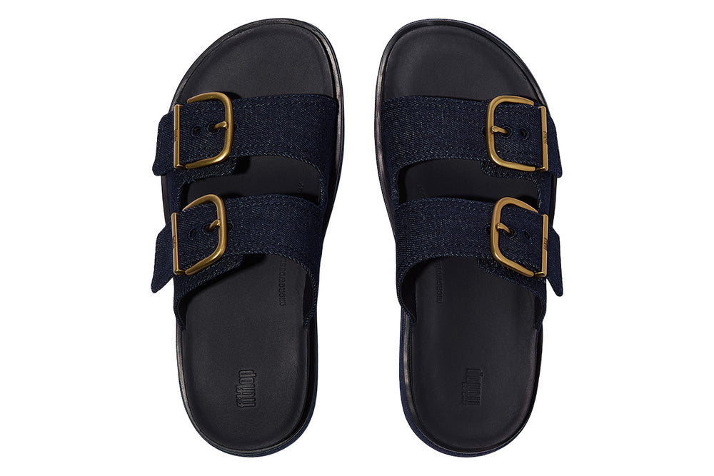 FitFlop Gen-FF Max Buckle Dark Denim Womens #color_navy
