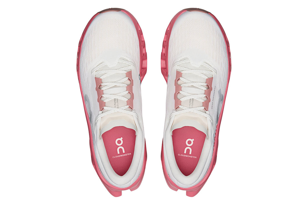 On Cloudmonster 3 B Ivory/Camellia Womens #color_grey-multi-pinks