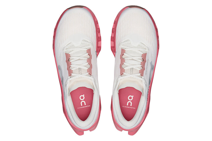 On Cloudmonster 3 B Ivory/Camellia Womens #color_grey-multi-pinks
