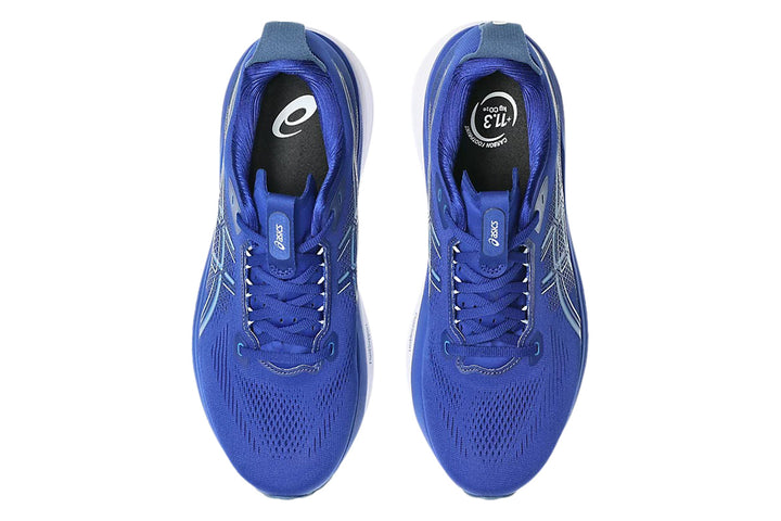 Asics Gel-Kayano 33 D Prussion Blue/White Mens #color_blue-electric-blue