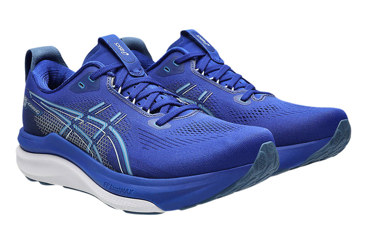 Asics Gel-Kayano 33 D Prussion Blue/White Mens #color_blue-electric-blue