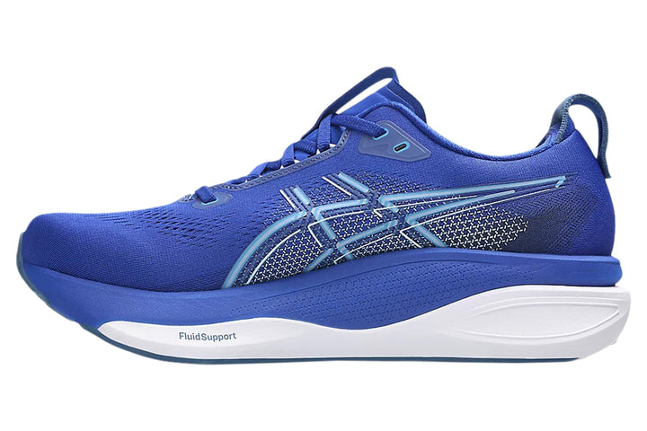 Asics Gel-Kayano 33 D Prussion Blue/White Mens #color_blue-electric-blue