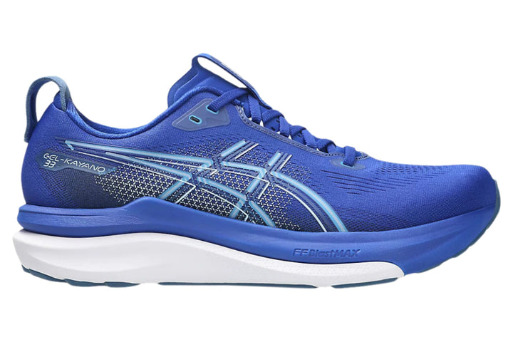 Asics Gel-Kayano 33 D Prussion Blue/White Mens #color_blue-electric-blue