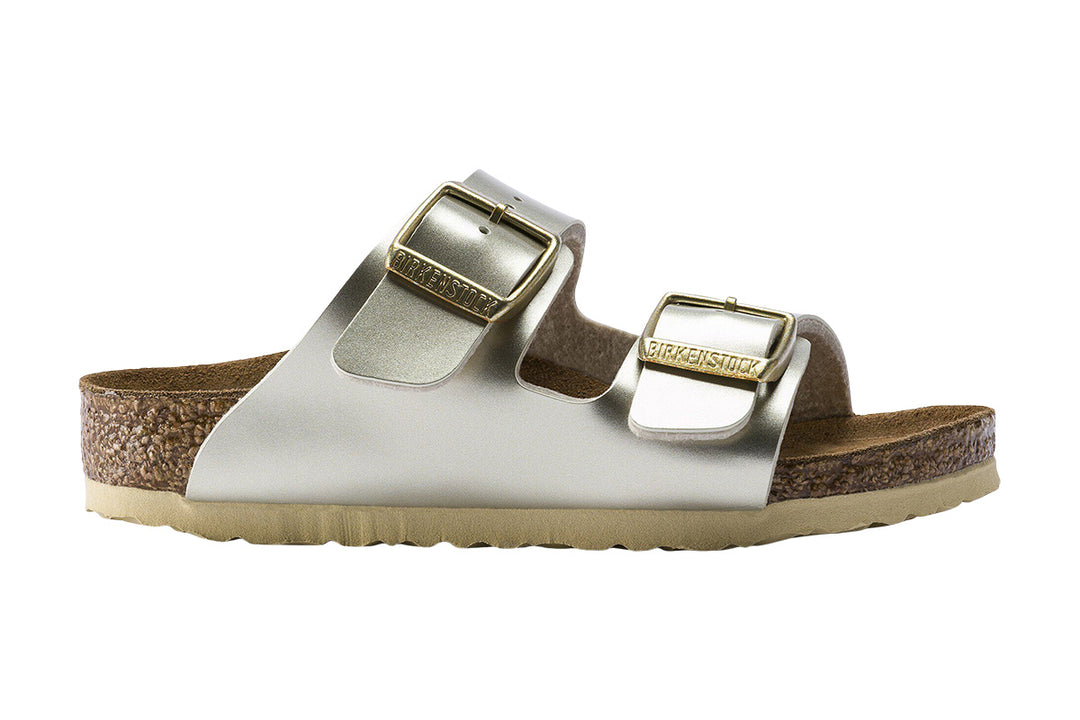 Birkenstock Arizona N Electric Metallic Gold Birko-Flor Kids #color_metallic-gold