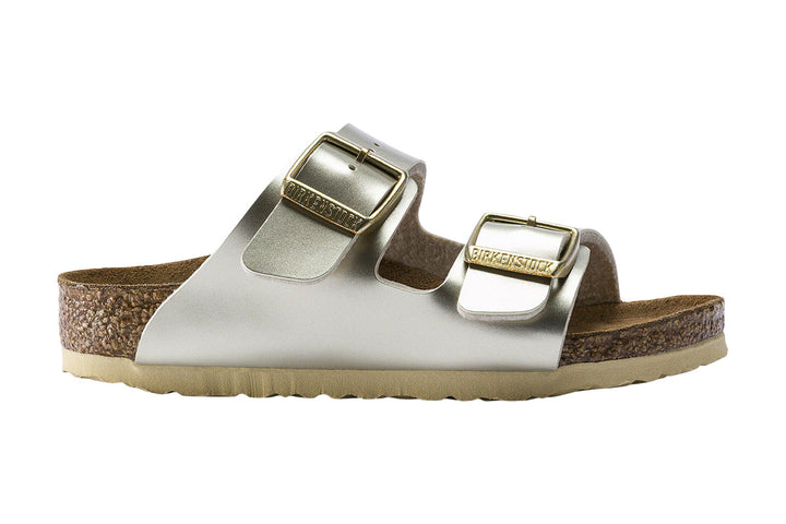 Birkenstock Arizona N Electric Metallic Gold Birko-Flor Kids #color_metallic-gold