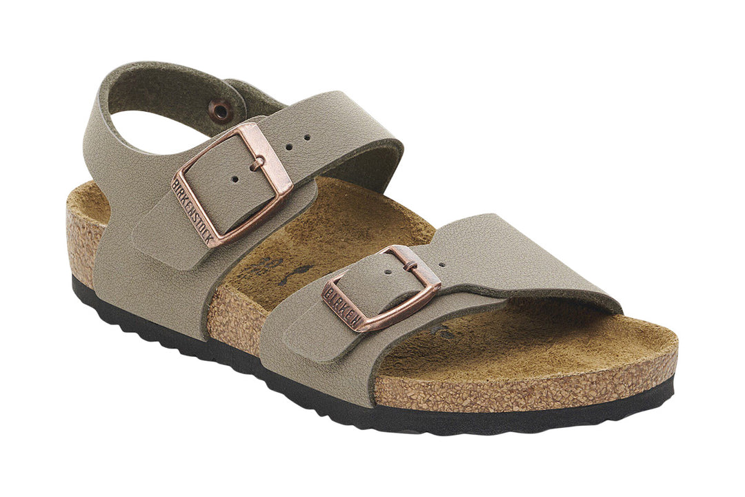Birkenstock New York N Stone BirkiBuc Kids #color_grey
