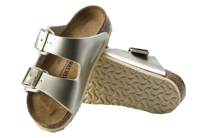 Birkenstock Arizona N Electric Metallic Gold Birko-Flor Kids #color_metallic-gold