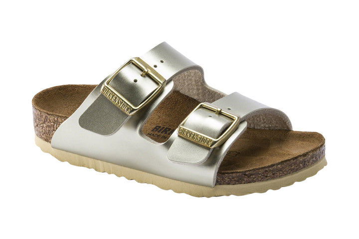Birkenstock Arizona N Electric Metallic Gold Birko-Flor Kids #color_metallic-gold