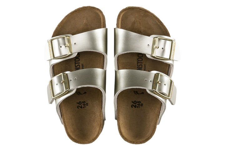 Birkenstock Arizona N Electric Metallic Gold Birko-Flor Kids #color_metallic-gold