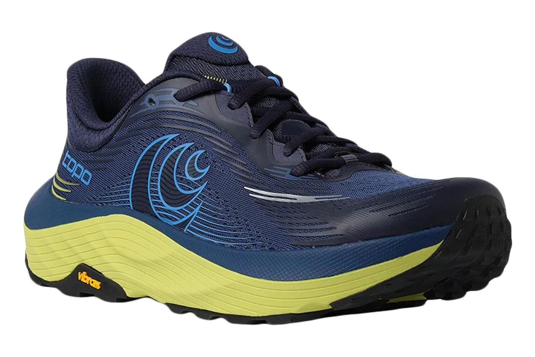 Topo Ultraventure 5 Blue/Lime Mens #color_navy-multi-greens