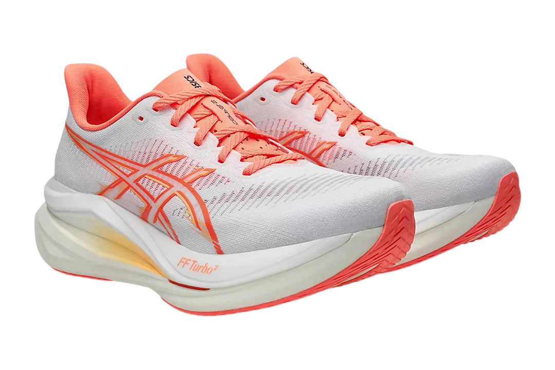 Asics Sonicblast 2 B White/Sun Coral Womens #color_white-multi-oranges