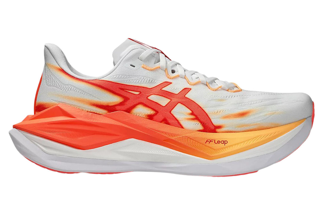 Asics Superblast 3 D White/Orange Glow Unisex #color_white-multi-reds