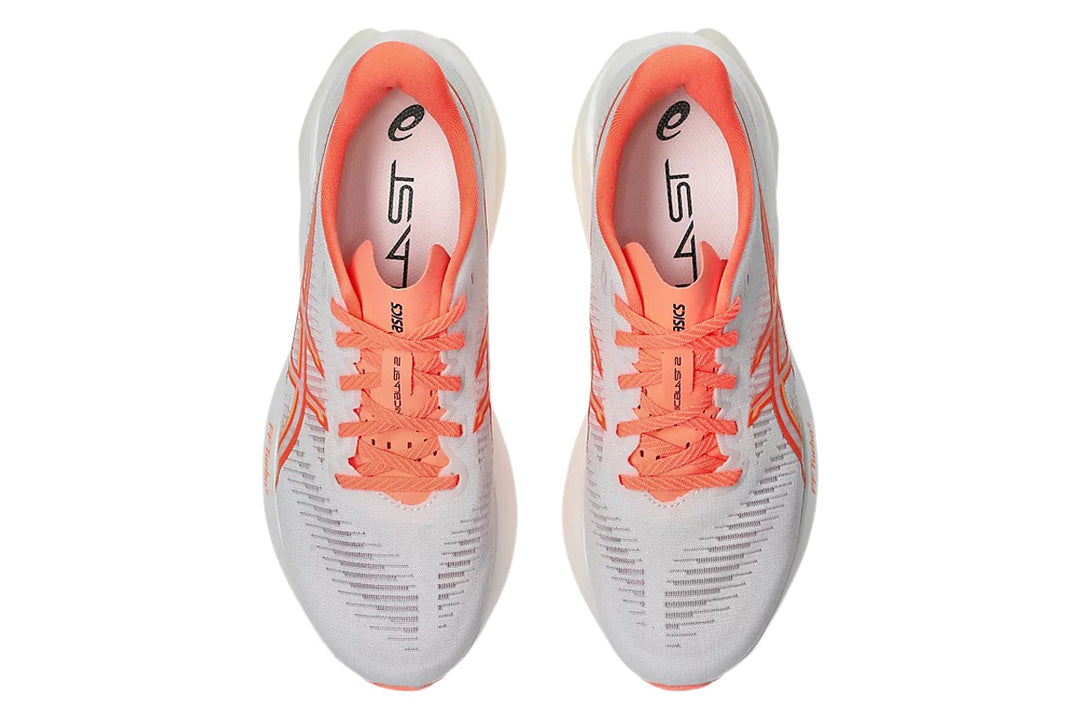 Asics Sonicblast 2 B White/Sun Coral Womens #color_white-multi-oranges
