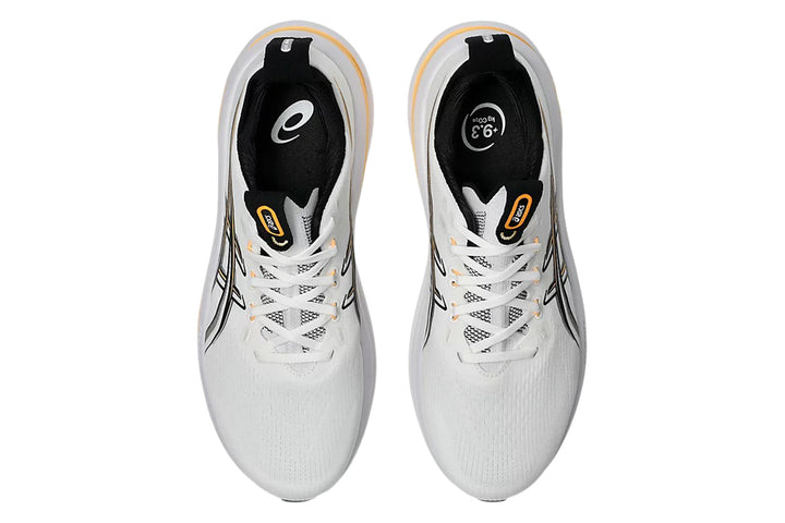 Asics Gel-Nimbus 28 D White/Stadium Orange Mens #color_white-multi-oranges