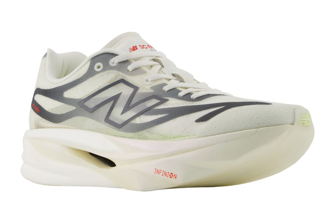 New Balance SuperComp Elite v6 B Grey Matter/Neo Flame Womens #color_white-multi