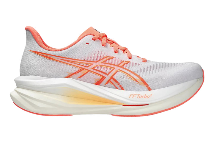 Asics Sonicblast 2 B White/Sun Coral Womens #color_white-multi-oranges
