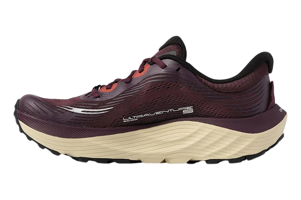Topo Ultraventure 5 Maroon/Tan Womens #color_red-maroon