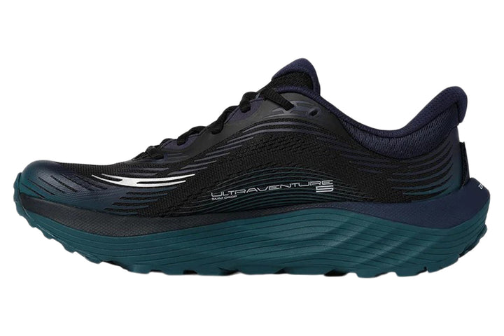Topo Ultraventure 5 Black/Dark Teal Mens #color_black-multi-greens