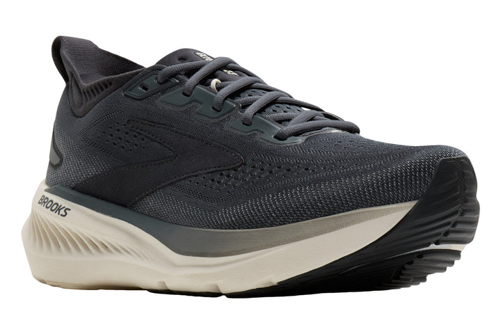 Brooks Glycerin 23 D Turbulence/Ebony/Clear Mens #color_grey-dark-grey