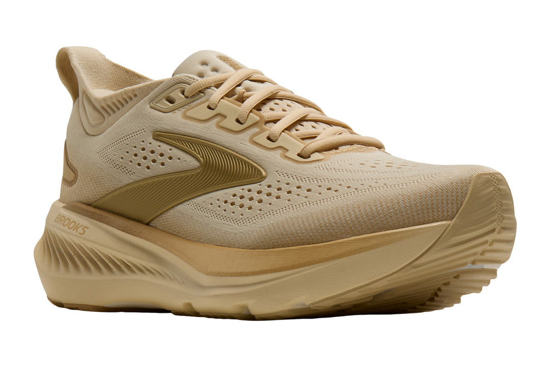 Brooks Glycerin 23 B Wood Ash/Bronze/Clear Womens #color_brown-beige