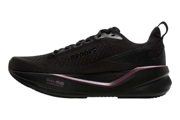 Brooks Ghost Max 4 B Black/Black/Rose Gold Womens #color_black-multi